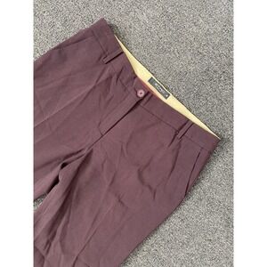 Etro Wool Blend Dress Pants Red Mens EU 48/ US 35x33 Flat Front Chinos Stretch